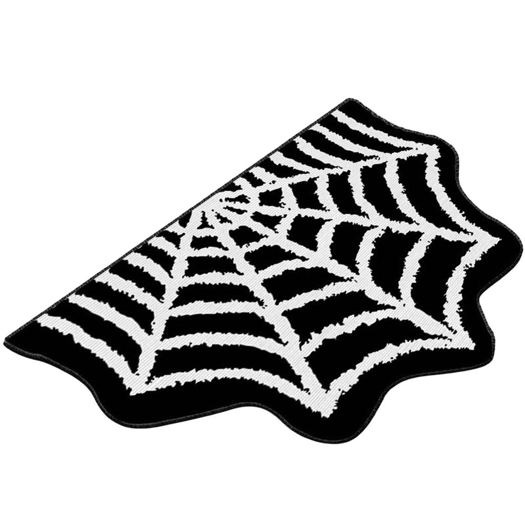 Halloween Ghost Pumpkin Bathroom Mat Soft Bath Mat Plush Floor Rug Hypoallergenic Non-slip for Entrance Bedroom Kitchen Bathroom