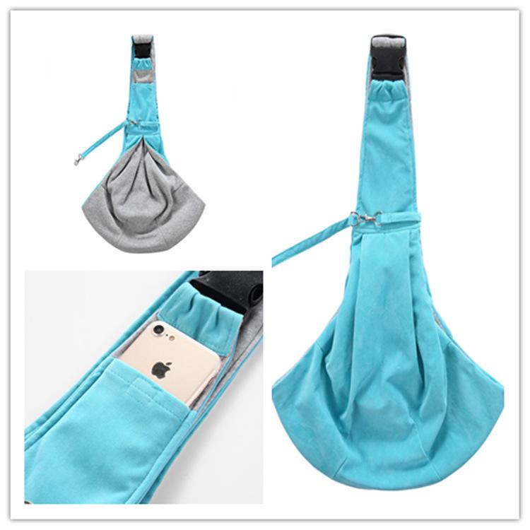 

Foldable Crossbody Pet Bag for Small to Medium Dogs - New Style Single-Shoulder Bag for Outings