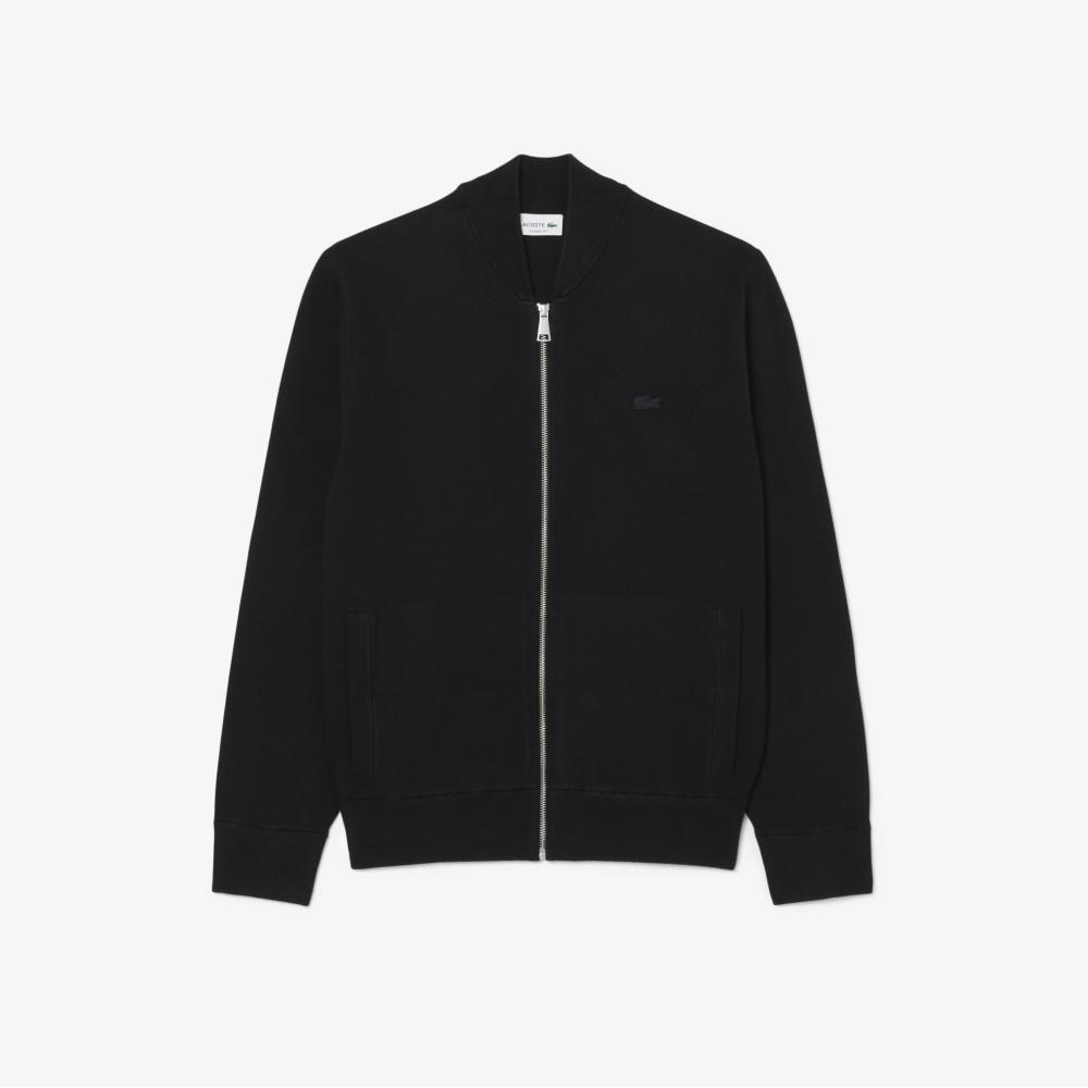 [lacoste] Men's Double-Face Bomber Cardigan AH1024-56G031