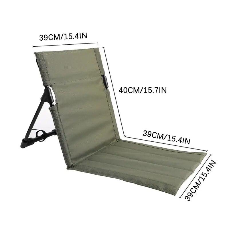 Camping Folding Chair Portable Lazy Chair Picnic Camping Back Chair Outdoor Fishing Chair Camping Furniture Outdoor Supplies
