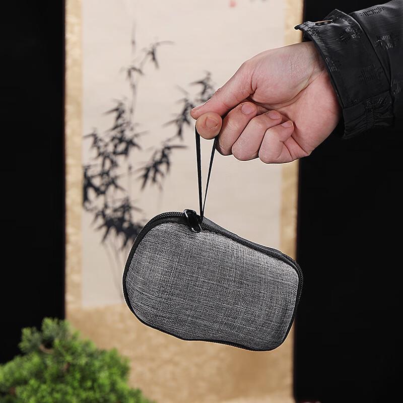 Shangqi Mutton-Fat Jade Style Travel Gongfu Tea Set