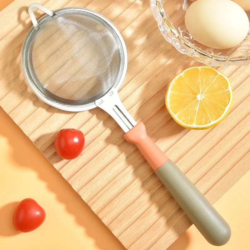 Edelstahl Sieb Filterlöffel Sojamilchlöffel Babynahrung Filter Sieb Saftfilter Küchenfilter Mehlsieb YLE259