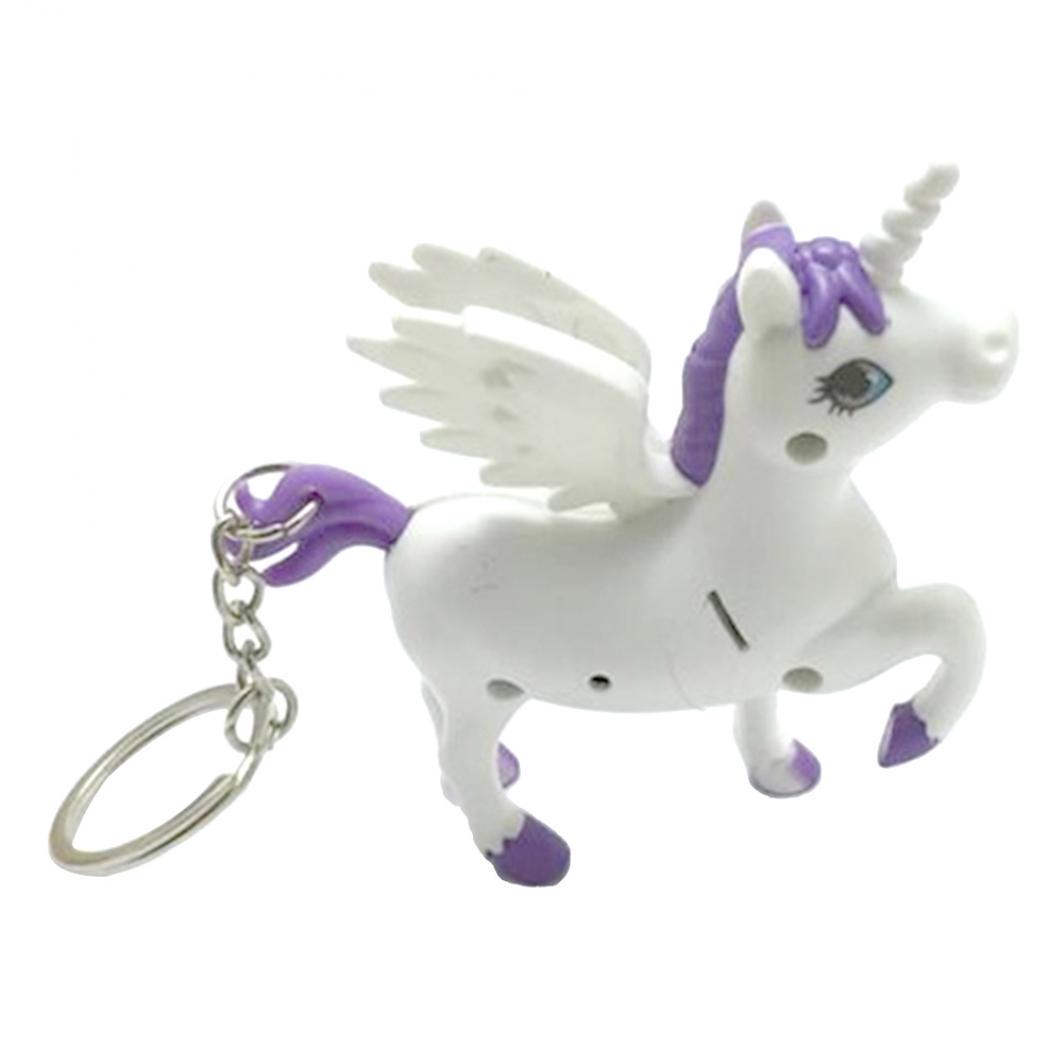 

Брелок для телефона, подвеска, светодиодный свет, звук, мультяшный дизайн, подарок фиолетовый