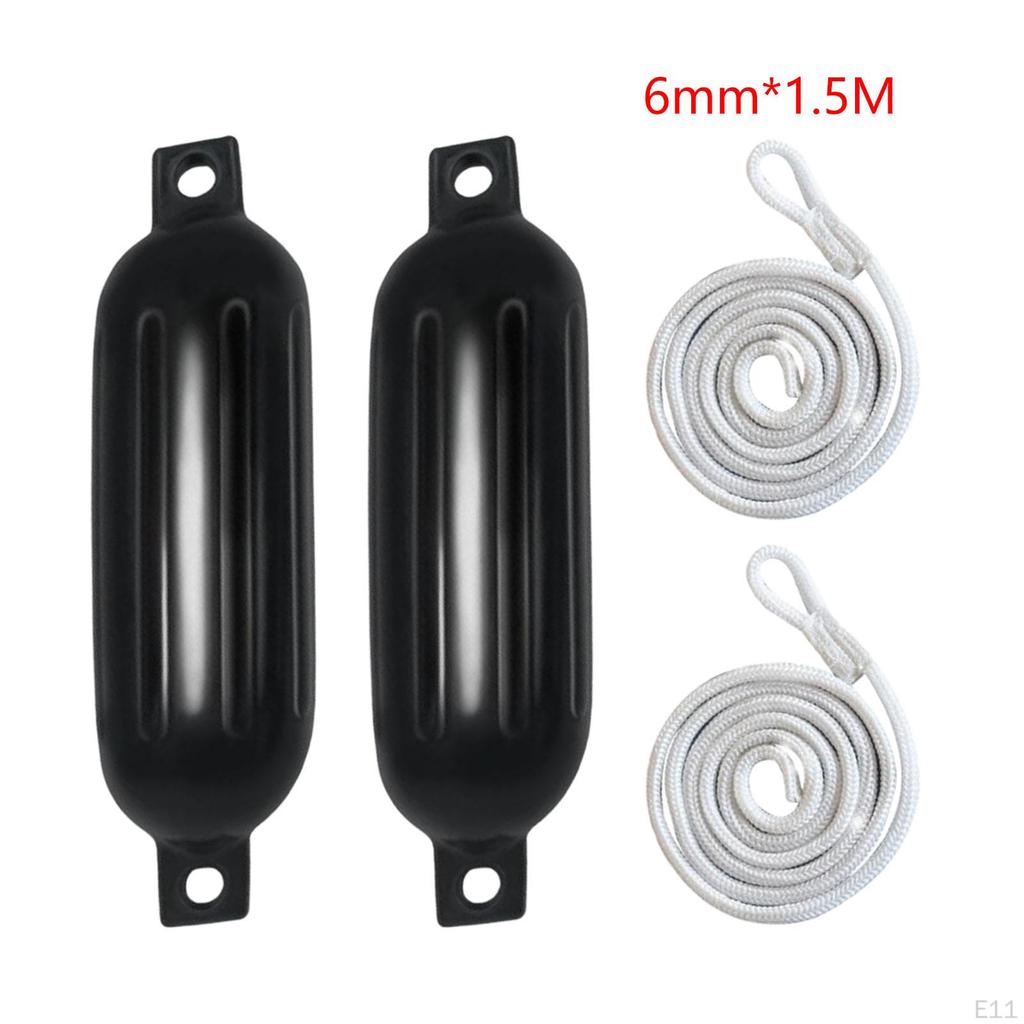2 Pieces Boat Fenders Anti Collision Inflatable Bumpers for Sailboats
