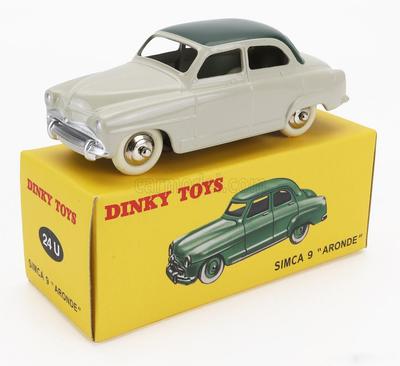 DINKY TOYS Dinky Simca 9 Aronde 1953 Grey SIMCA 9 ARONDE Reissue Diecast Car 1/43
