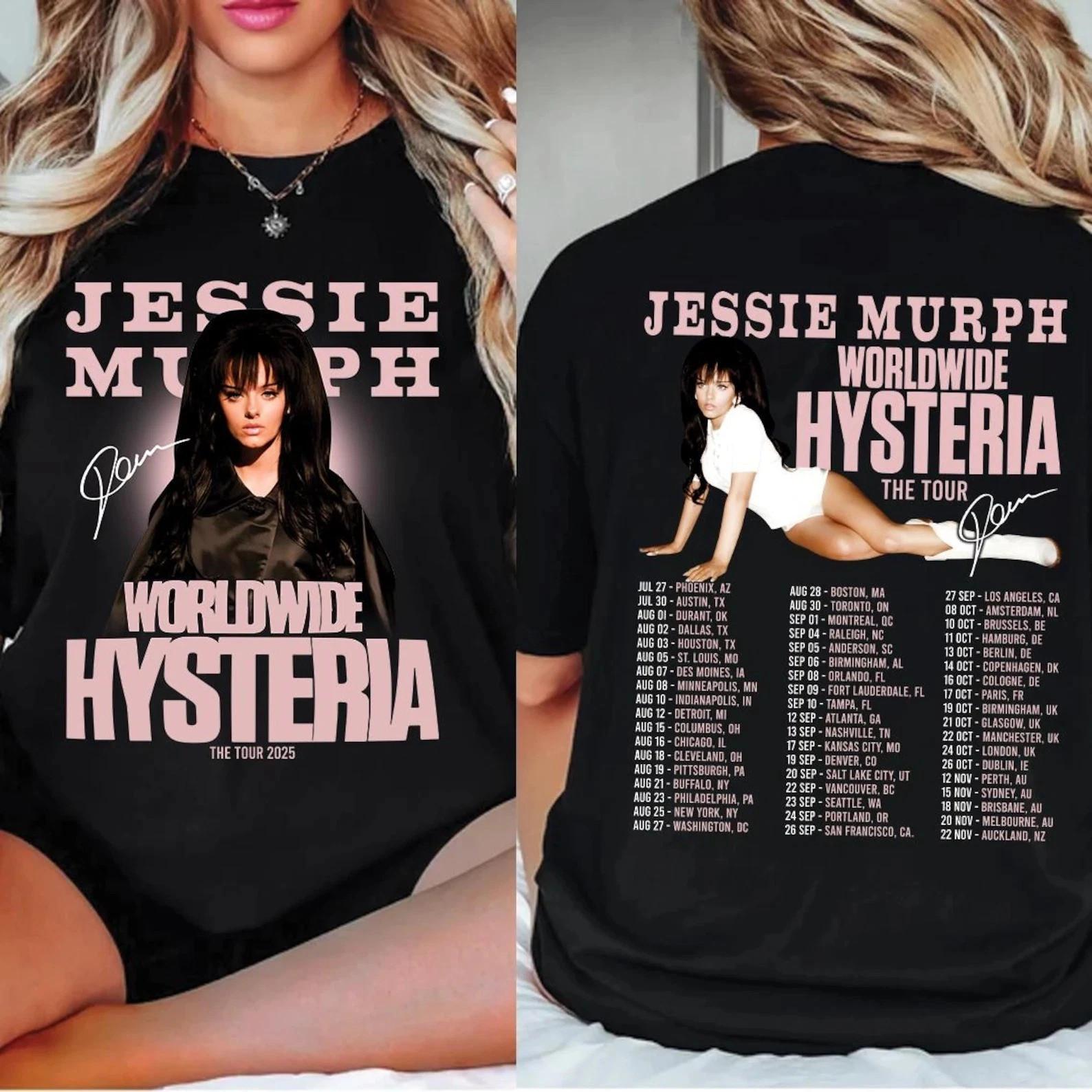 Jessie Murph Tour T-shirt 2026 Tour Music Sad Girl Concert Tee S