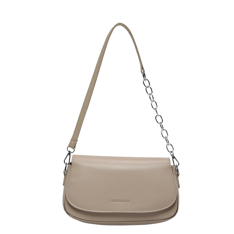 Retro Bag Fashionable Small Square Bag Texture Pu Shoulder Bag Niche Versatile Messenger Bag