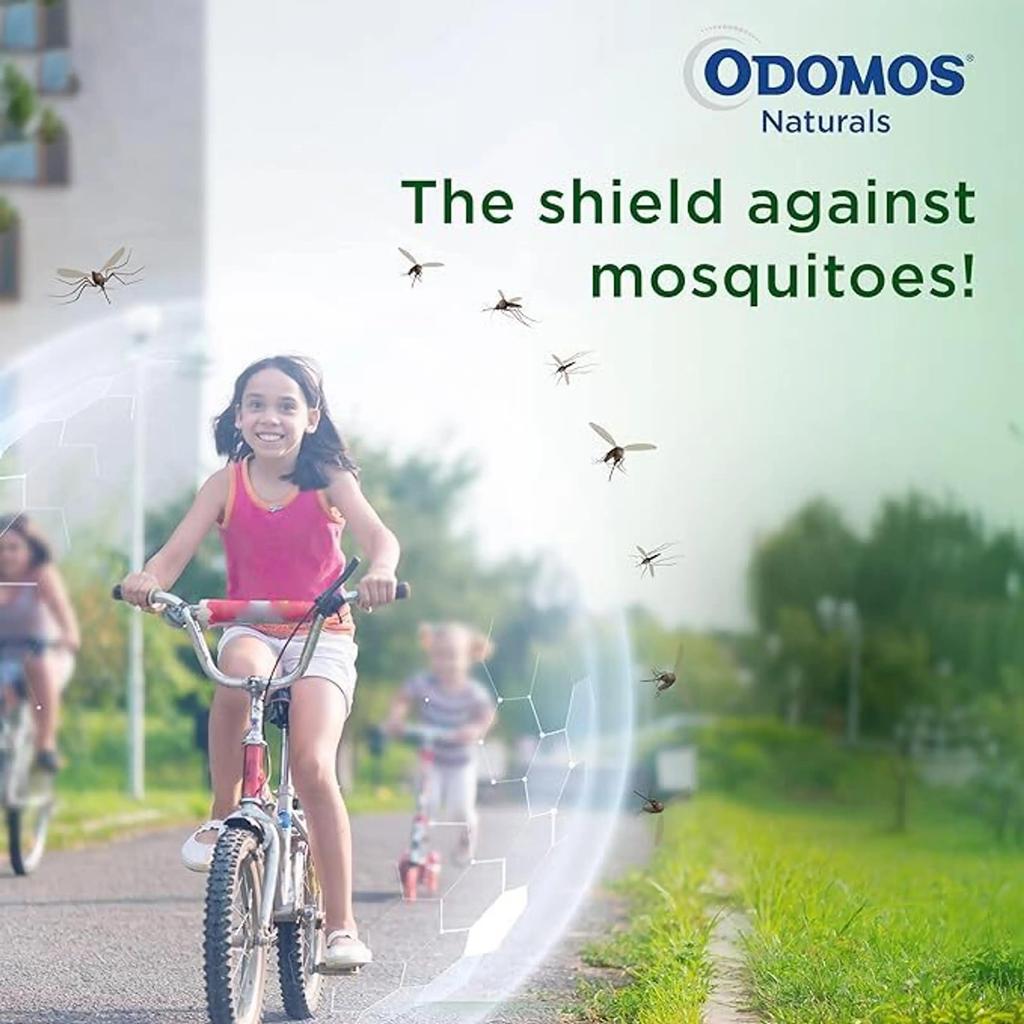 Odomos Naturals Mosquito Repellent Cream 100g with Aloe Vera & Citronella