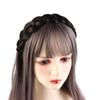 Non-slip Fishbone Braid Headband Wide Women Hair Hoop Twisted Wig Headband  Daily Casual