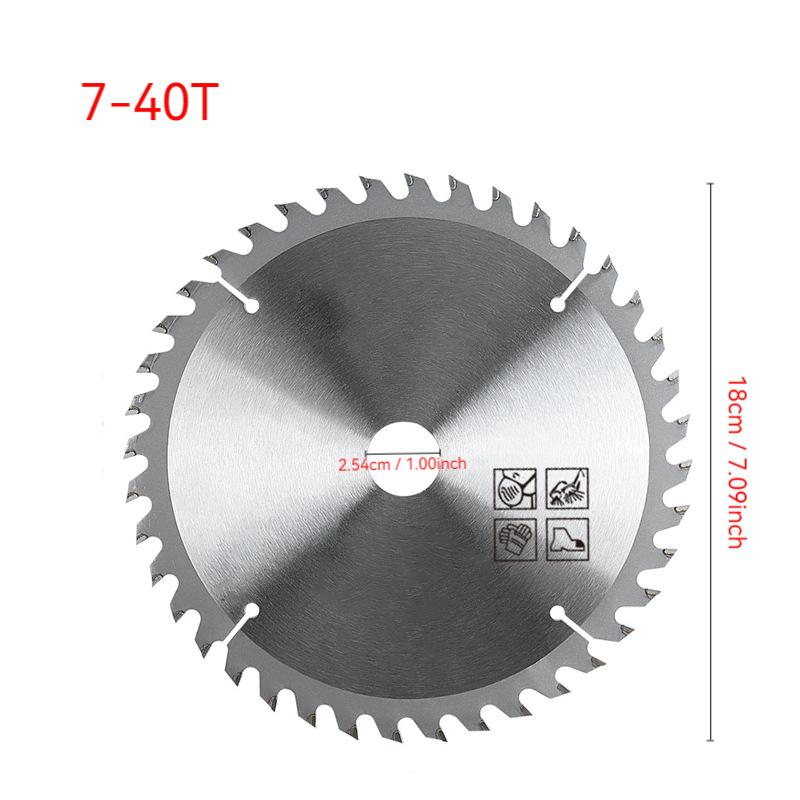 4"/5"/7" Carbide Tip Angle Grinder Cutting Disc Alloy Saw Blade Wood Disc for Electric/Aluminum/Table/Dust-Free Dril 1pc