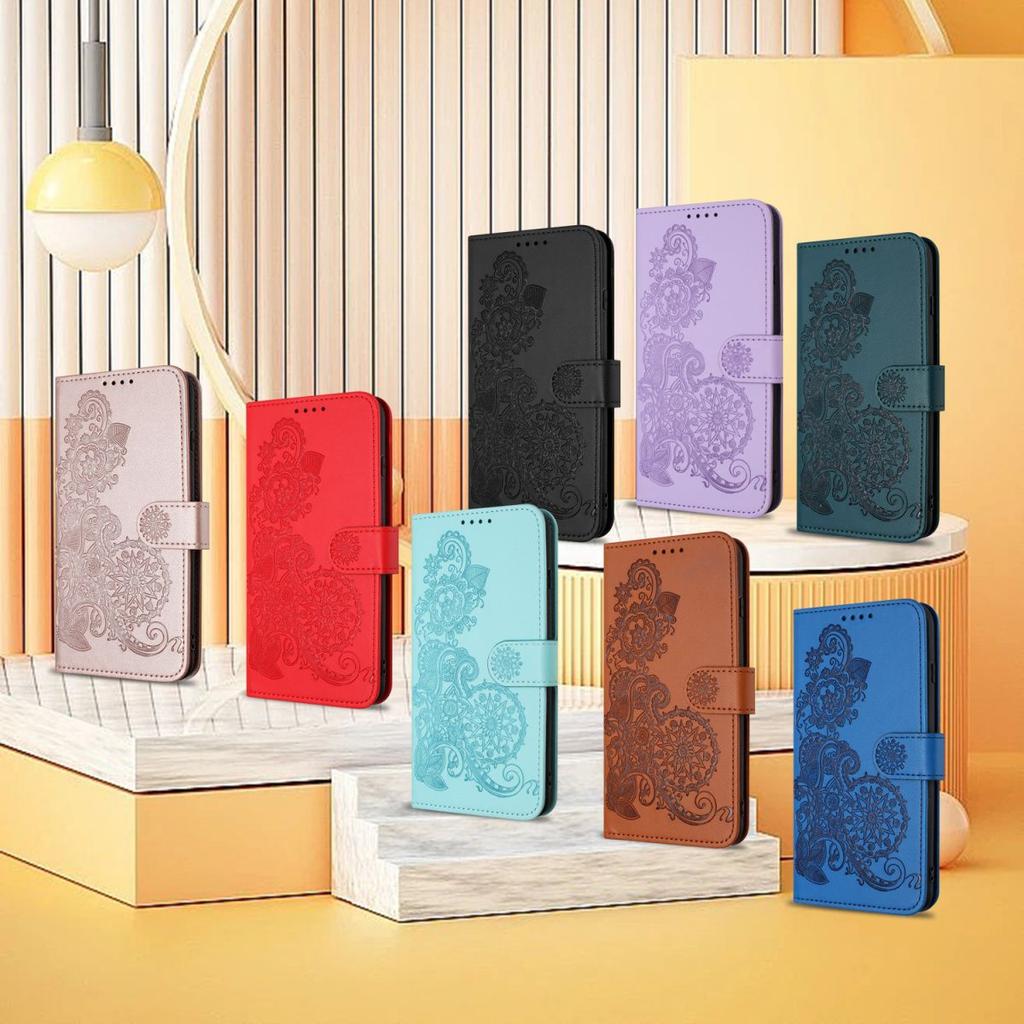 Realme Note 60 Mobile Phone Case Note60 Flip Leather Case Business Retro Anti-drop Protective Leather Case