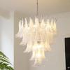 Elegant French-American Frosted Glass Chandelier for Living Room, Bedroom, Villa, or Restaurant