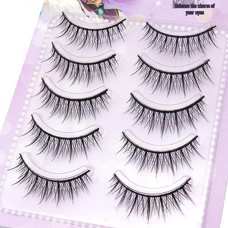 Wild Thai Fairy False Eyelashes—Natural Korean Girl Group Style for Double Eyelids