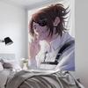 Hange Zoe Anime Attack On Titan Tapestry Room Decor Wall Cloth Party Hanging Background Room Decor Baby Room