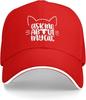 Frag mich nach meiner Katze Baseballkappe Polyester Lässiger Sonnenhut Für Erwachsene Unisex