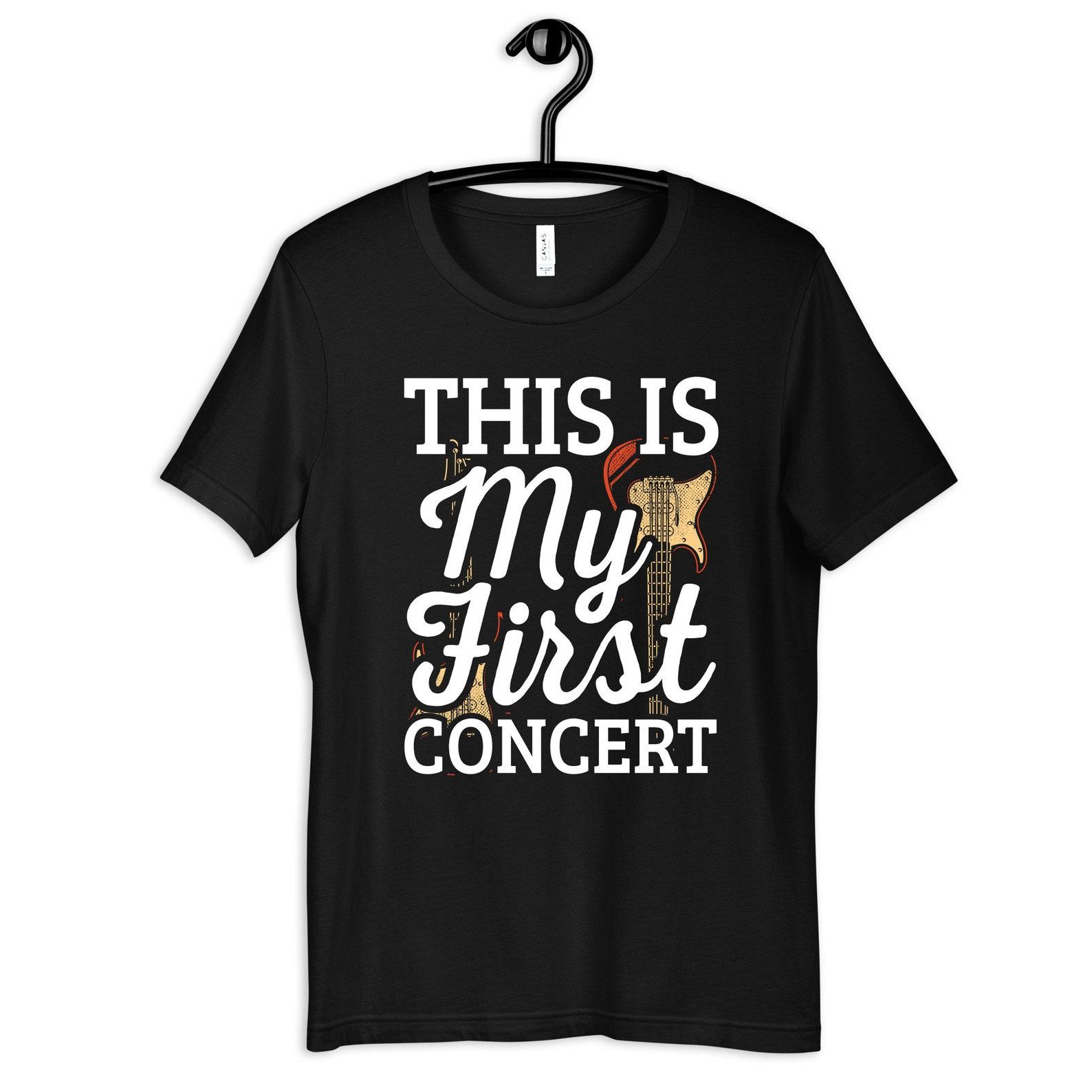 First Concert T-Shirt, 1st Concert Tee, Guitar T-shirt, First ShowT-shirt, Premiere Event Tank Top S