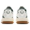 ANTA Men's Jiewan Retro Low Top Platform Casual Skate Shoes Off White Dark Green Gum Bottom 912348003-1