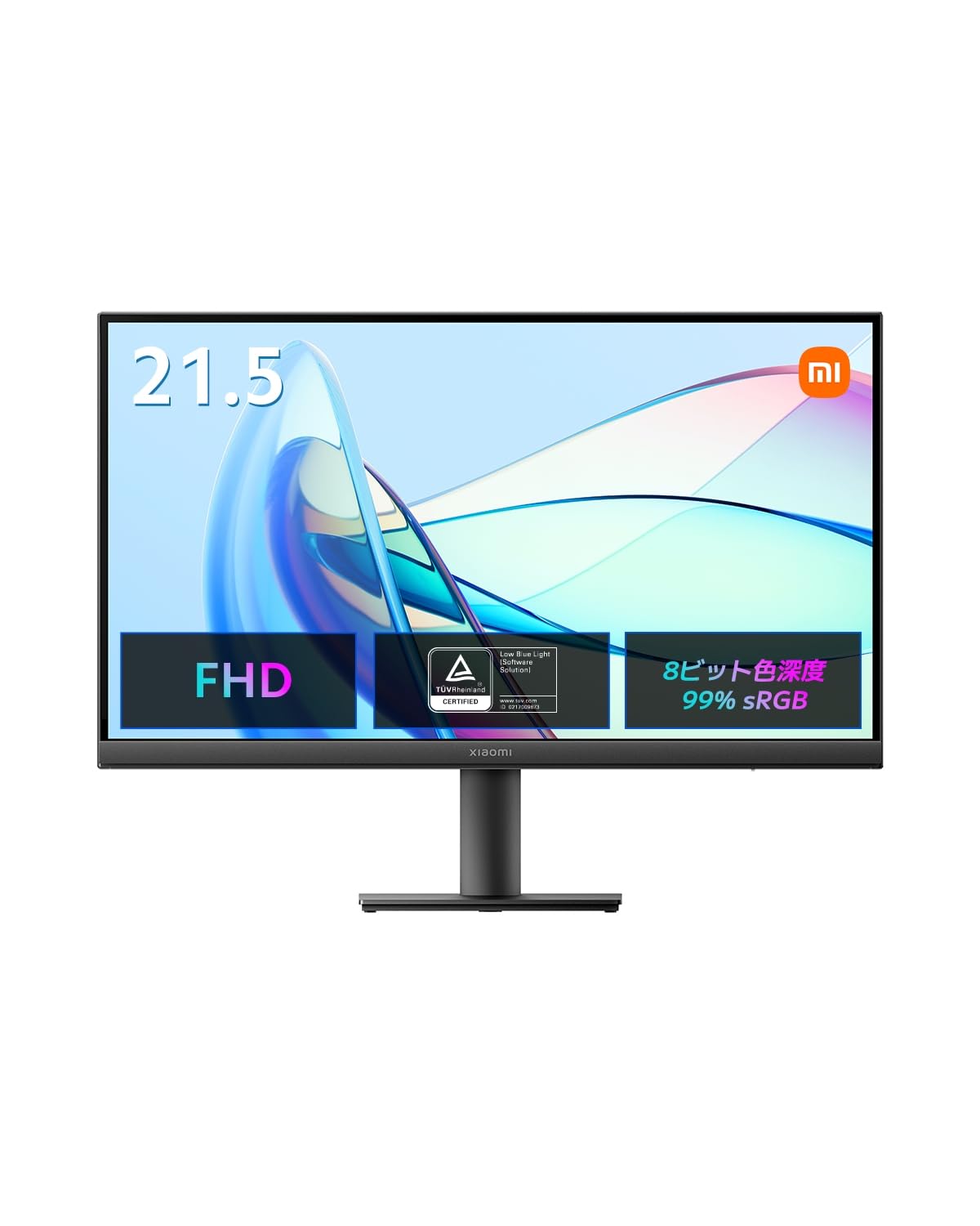 

Xiaomi Monitor A22i Display inch Full HD 1920x1080 75Hz color depth Blue Light VESA mount compatible 21.5 8-bit sRGB99% чорний