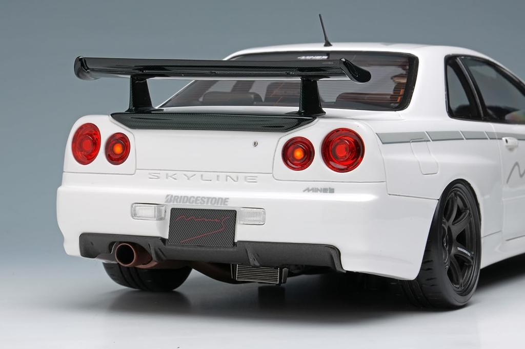 Makeup EIDOLON Scale Skyline N1 Tokyo Auto Salon 2024 Finished Model EML178 1/18 Mine's GT-R (BNR34) V-spec