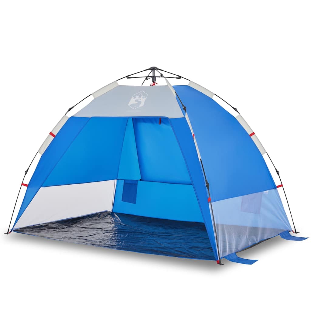 Vidaxl Beach Tent, 2-Person, Blue, Waterproof