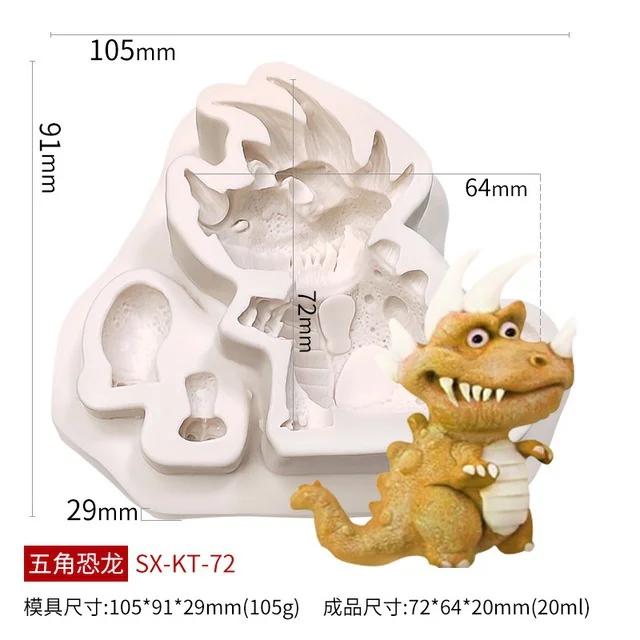 Silikonová forma s kresleným motivem, kreslená zvířátka, čokoládová vložka dort, dekorace, forma, DIY, kreativní pečící forma