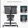 Multifunctional Foldable Baby Cradle: Newborn Rocking Bed and Splicing Children's Bed