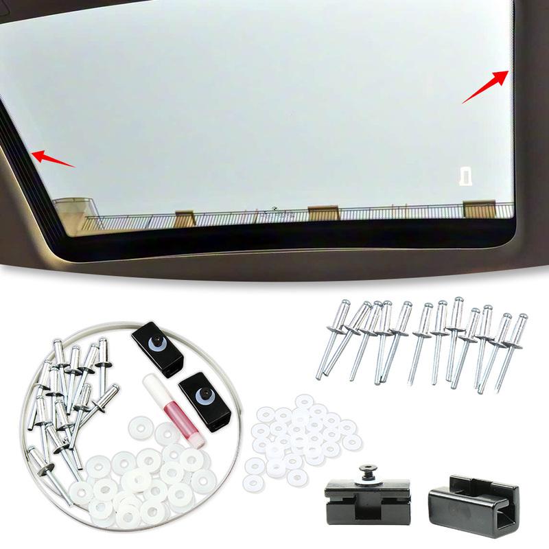 Sunroof Slide Thickened Gasket Sunroof Repair Kit Gasket Improved 54107468420 For BMW 5 Series G38 525 530 540 2018-