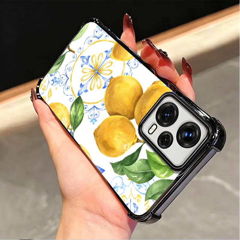 Summer Fruits Lemon Soft Phone Case For Xiaomi Poco X7 X8 Pro Max X6 X5 X3 F8 Ultra F7 M8 M7 M5S Redmi 15C 15A 15 14C 13C 12C 13