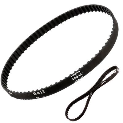 150XL 037 Timing Belt 75 Teeth Black Cogged Rubber Geared Belt 10mm