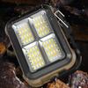 Outdoor Solar Lights Mobile Charging Bank LED Reflector Spotlight Solar-Powered Work Light for Construction Site Garage Workshop
