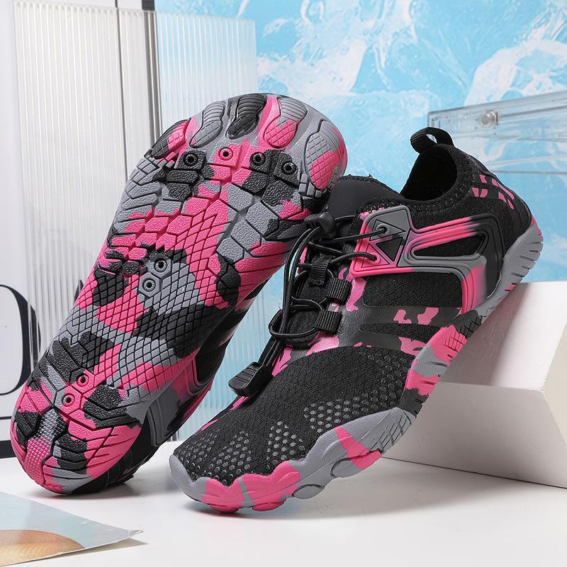 Barefoot Five-Finger Yoga & Sports Shoes - Men's & Women's Non-Slip Breathable Athletic Footwear for Jump Rope & Trekking.
