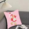 SStrawberry ShortcakeE Cute Cushion Cover Pillowcase Ultra Soft Skin Friendly Fabric Cloud Like Comfort Concealed Zipper