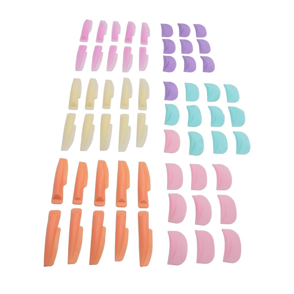 30 Pairs Lash Lift Pads Soft Reusable Silicone Eyelash Extension Curl Lifting Rods Shield for