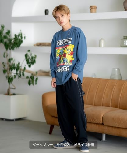 IMPROMES Casual SIDEWAYSTANCE Candy Package Long Sleeve T-Shirt, Men's, Oatmeal