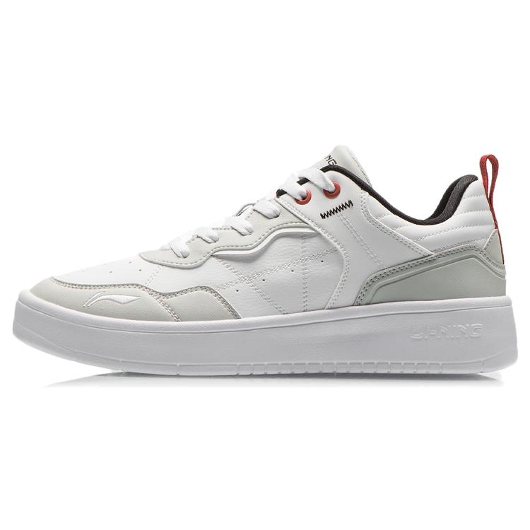 

LiNing The Beginning Of The Line Anti Slip Wear Resistant Low Top Skateboard Shoes White Light Gray 43