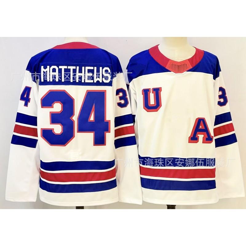 Ice Hockey Embroidered Long Sleeve Jersey Number 21 86 72 Unisex Winter Sports Team Wear