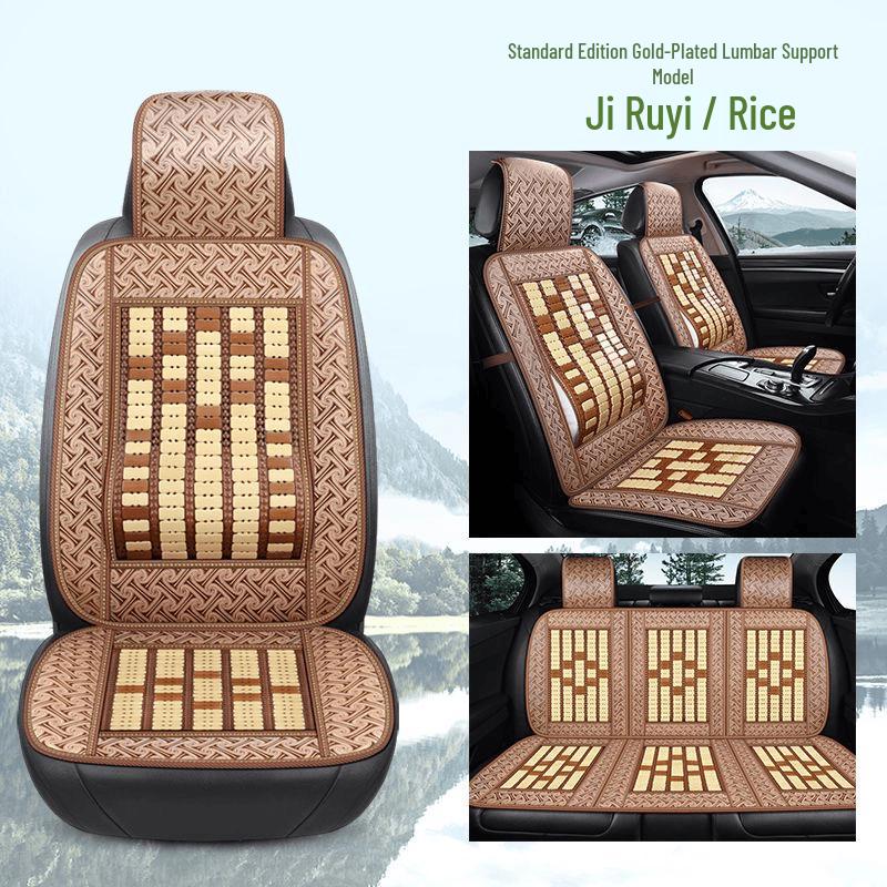 Dengjin Summer Cooling Wooden Bead Car Seat Cushion