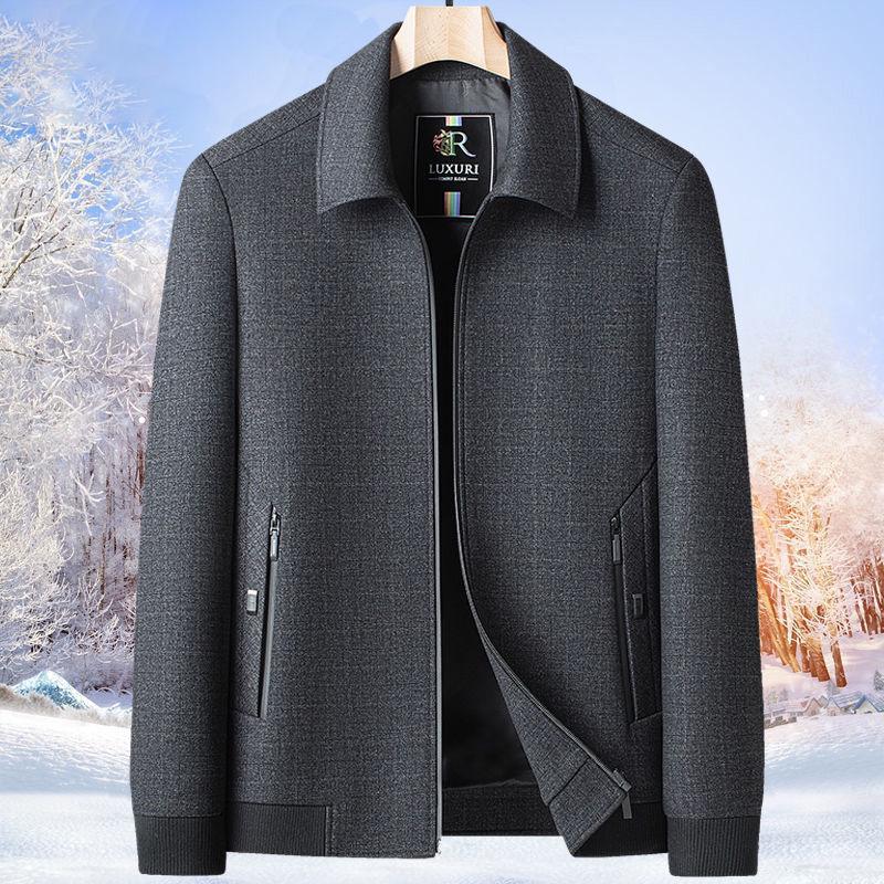 

Men s Casual Spring & Autumn Jacket for Middle-Aged and Elderly Dads 195 (Weight 170-195 Jin)