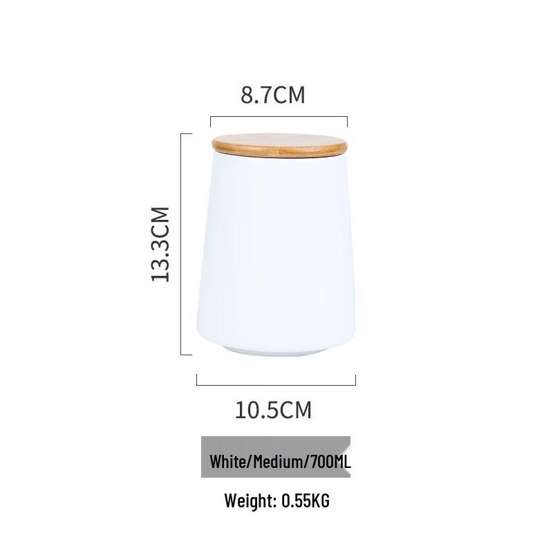 Nordic Ceramic Food Storage Jar