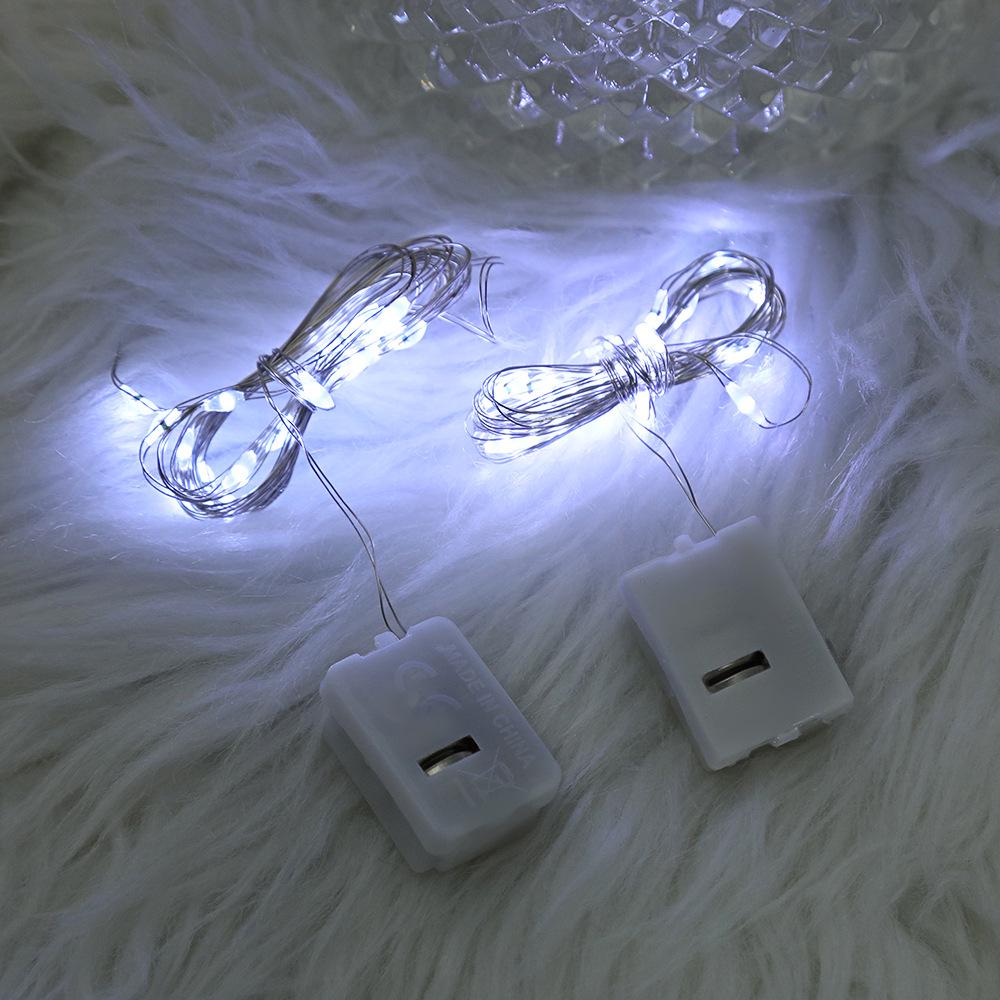 Rose Flower LED String Lights - Mini Decorative Copper Wire Lights for Christmas & Festive Glow.