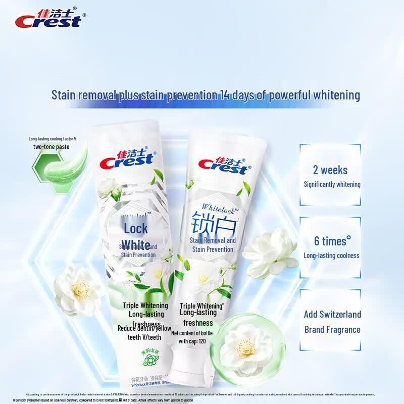 Crest Dual-Color Whitening Toothpaste