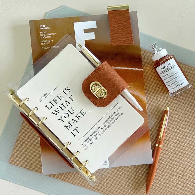 A5 High Quality Loose-leaf Business Office Notebook Support  Binder Journal Diary Planner Notepad School Stationery