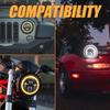 Ultra Brightness 7 Inch LED Headlight Round H6024 Halo Headlight 6500K Cool White Compatible with Motorcycle Jeep Wrangler JK TJ CJ Defender Mustang