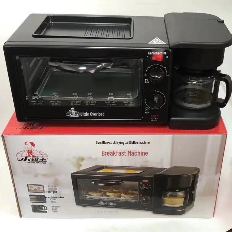 

Многофункциональная мини-машина для завтрака: Духовка, Формочки для яичных тартов и Хлебопечка