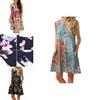 Women's Summer Boho Floral Tank Dress With Comfortable Loose Fit For Casual Beach Outings