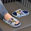 Kindersandalen, ouder-kind model, nieuw model voor mannen, zomersandalen met cartoonprint voor volwassenen, zachte antislipzool, geschikt voor thuis, bad, badkamer en buiten