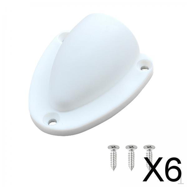 

6x Boat Ventilator Vent Wire Cable Cover Accessories L,white