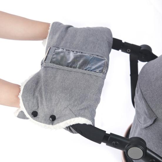 Wasserdichte Kinderwagen Handschuhe - Warme Fustlinge Fr Kalte  Winterspaziergnge Mit Baby
