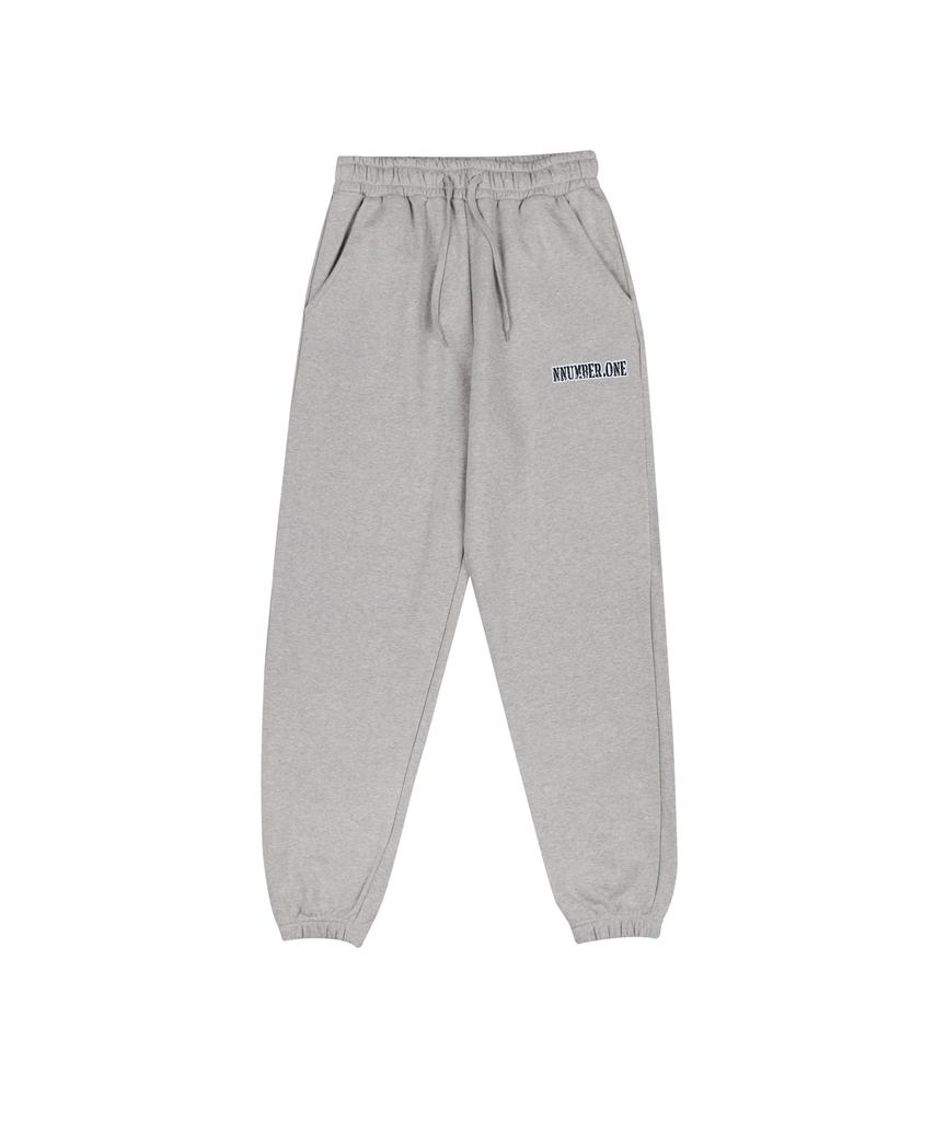 CREAM SODA LAB Lab Nno1 Logo Training Jogger Pants Gray