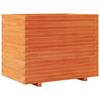 VidaXL Planter Wax Brown 90x60x72 Cm Solid Pine Wood, Outdoor Planter, Flower Box, Tomato Planter, 3282646